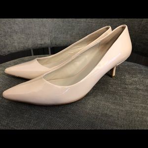Aldo Nude Heels Patent Leather